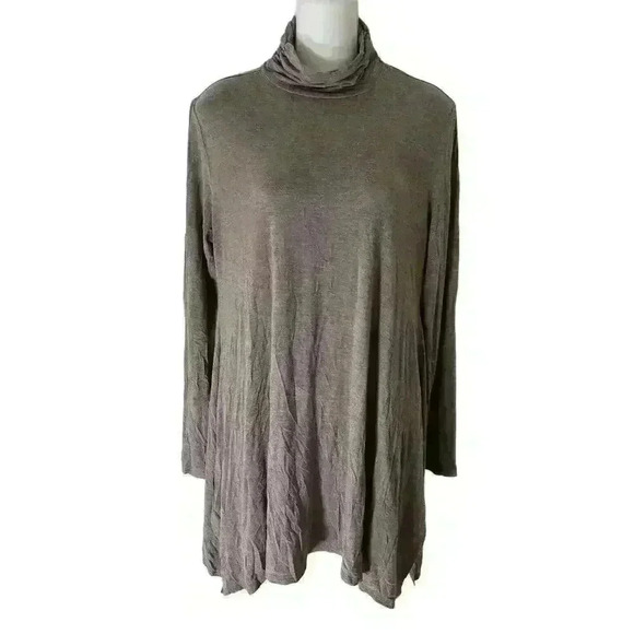Soft Surroundings Dresses & Skirts - Soft Surroundings Cowl Neck Sweater Dress A-line High/Low Beige  Medium